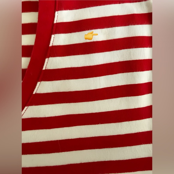 Tommy Hilfiger Heritage Stripe T Shirt Dress M Red White Grommet Nautical - Picture 11 of 11